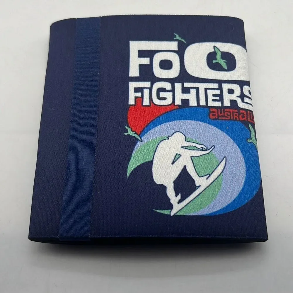 Foo Fighters surfs up stubby holder drink‎ beer cup sleeve concert release New